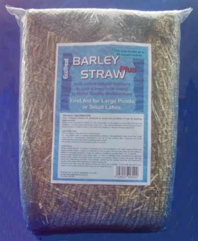 Ecotreat Barley Straw Plus 2kg net - treatment for water quality, algae, green water and blanketweed