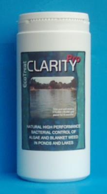 Clarity Pro 1 kilogram pot for algae and blanketweed treatment